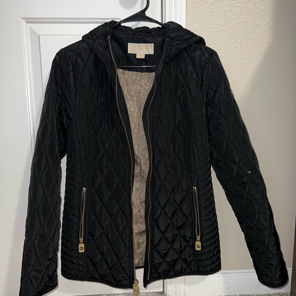 MICHAEL Michael Kors Jackets & Coats Michael Kors Blackgold Accents